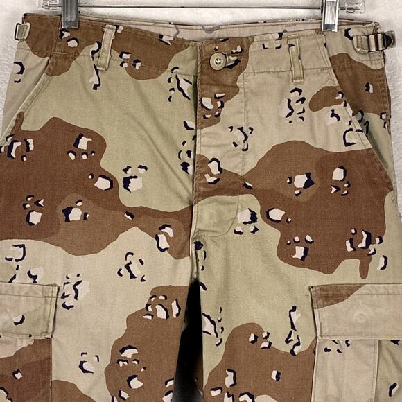 VTG 80s USGI Army BDU Combat Pants Men S Regular Desert Chocolate Chip Camo USA - Picture 2 of 15